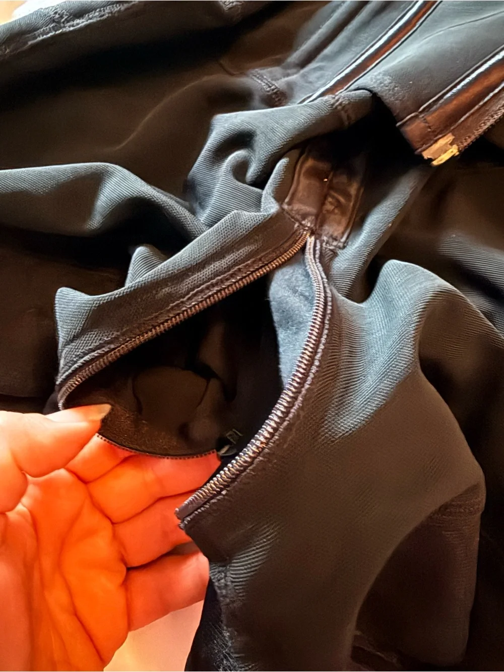 Black Shapewear Bodysuit with Front Zipper NEVER USED